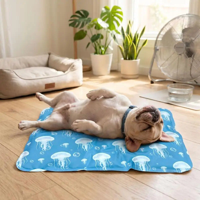 Alfombrilla para Perros y Gatos Autorrefrigerante Impermeable y Portátil